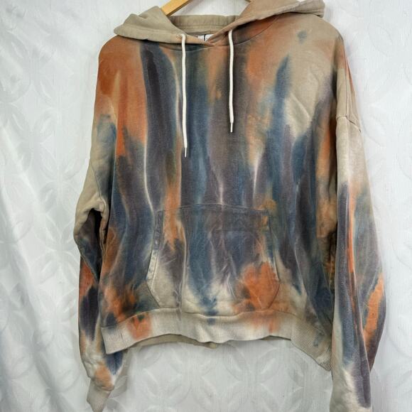 JOHN ELLIOTT Alma Oversized Hoodie Volcano Tie Dye Size S NWT $495 - Picture 5 of 13